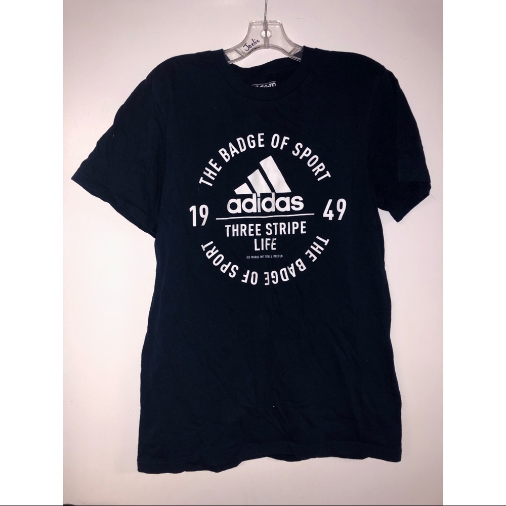 Adidas Navy Go-To Tee🌸